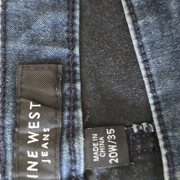 Nine West Women's Blue Jeans Sz 20w - Picture 4 of 6